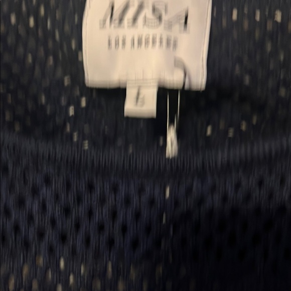 Blue Long Sleeve Mock Neck Casual Gown - Picture 3 of 12